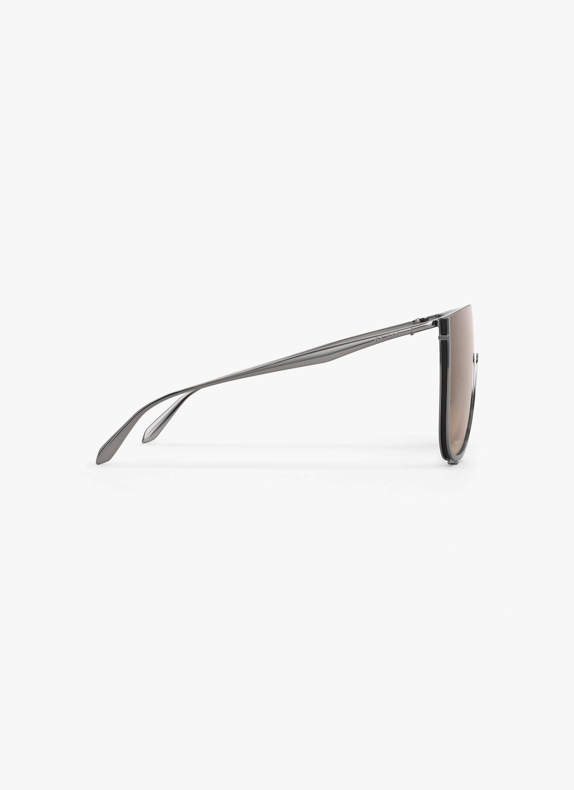 MASK SUNGLASSES IN METAL ALAÏA BROWN/BLACK MASK SUNGLASSES IN METAL